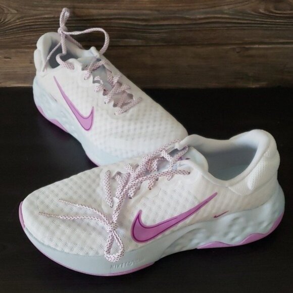 New Nike Renew Ride 3.0 Womens‎ White Running Sneakers Size 9 Lightweight - Picture 2 of 9
